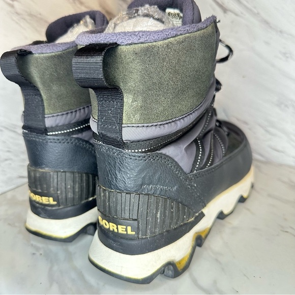 SOREL Kinetic Sport Lug Sole Booties - Black - Size 8 - Picture 8 of 11